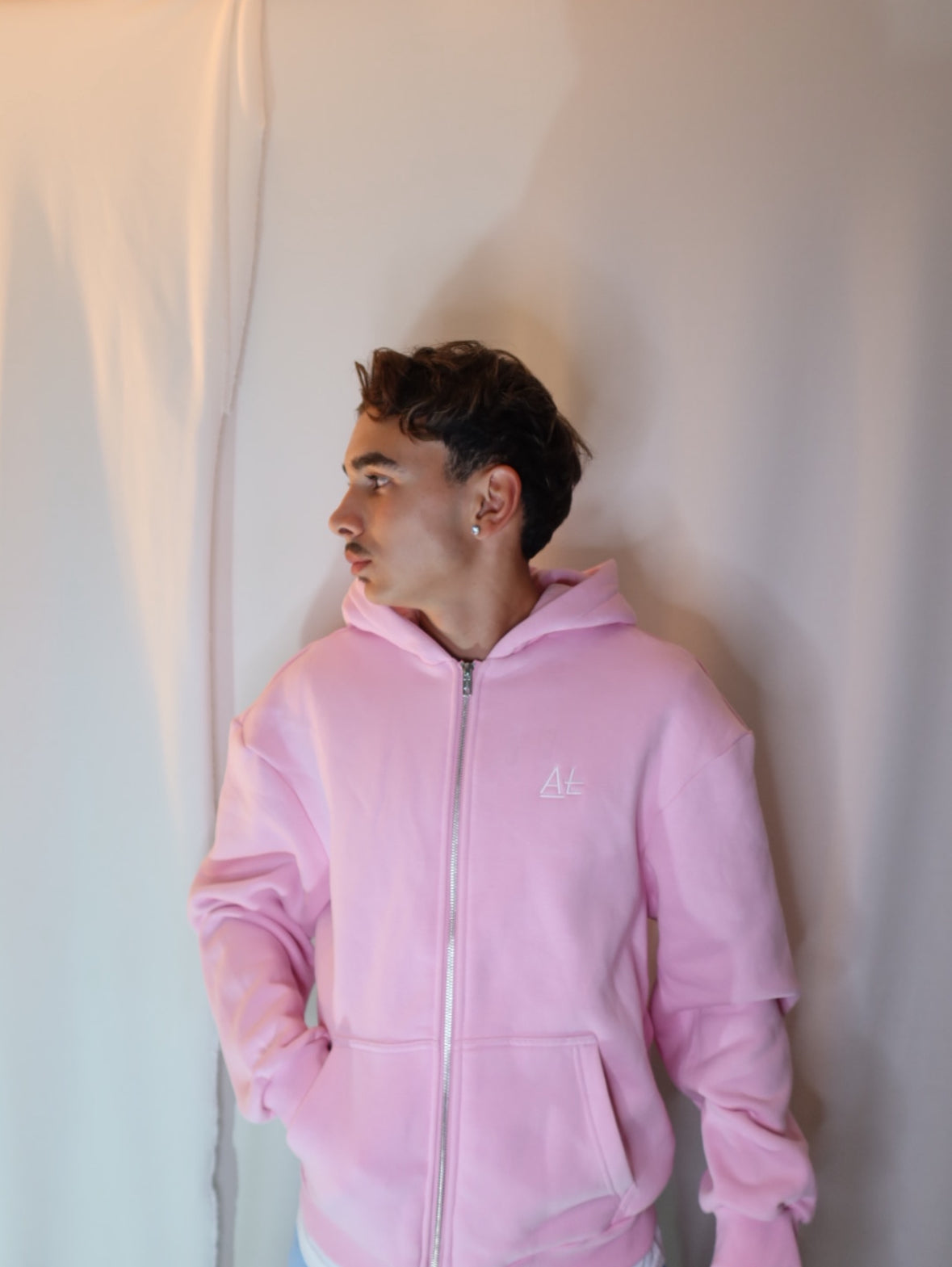 PINK ZIPHOODIE