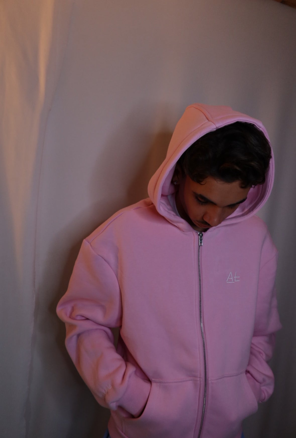 PINK ZIPHOODIE