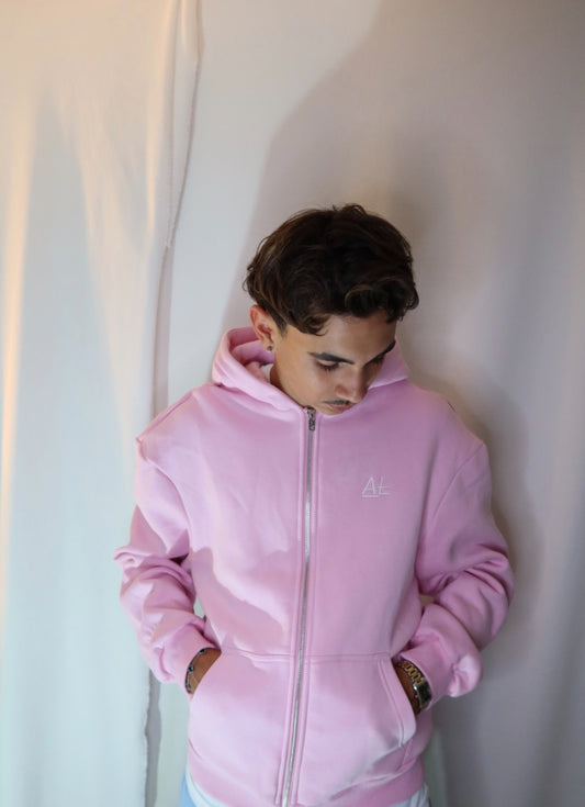 PINK ZIPHOODIE