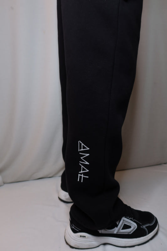 BLACK OPENLEAG JOGGER