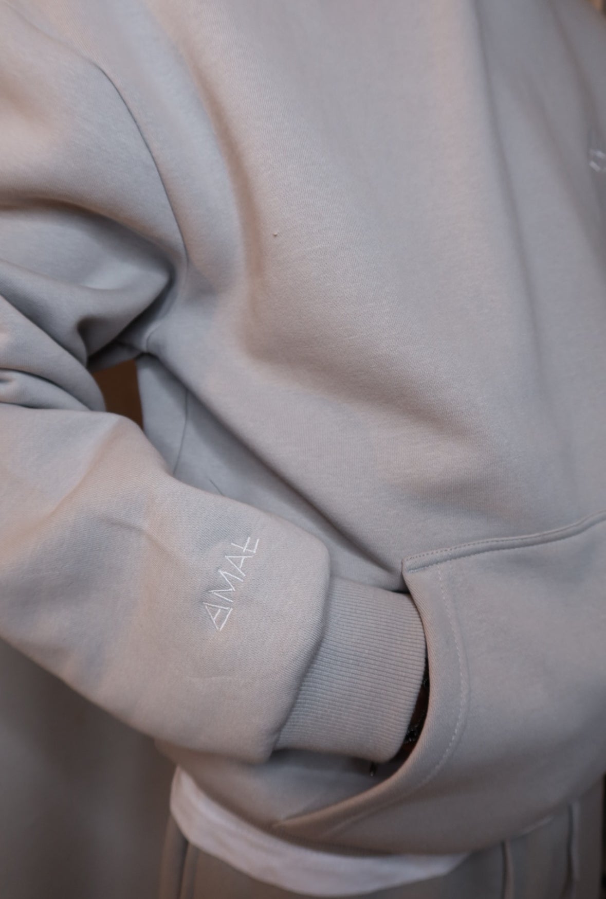 1st Collection AMAL "HOODIE" grey