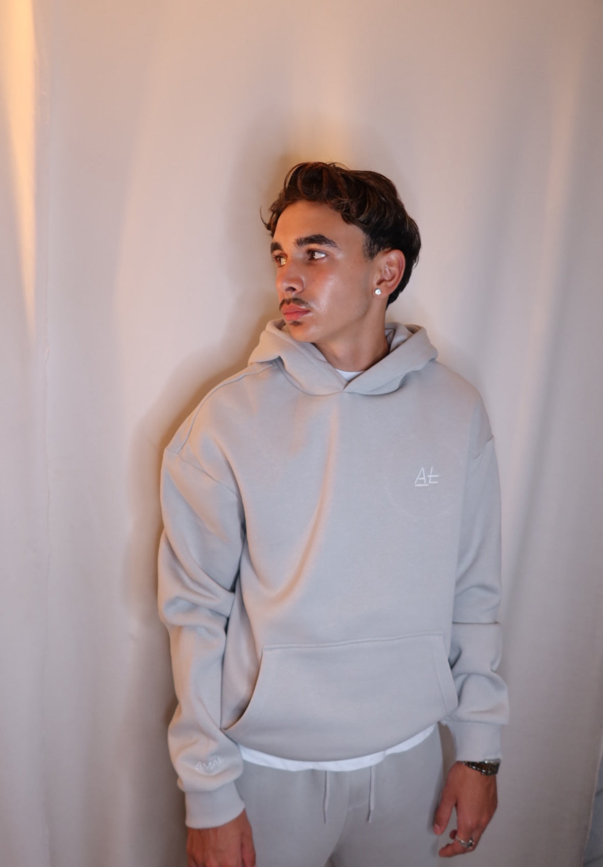 1st Collection AMAL "HOODIE" grey