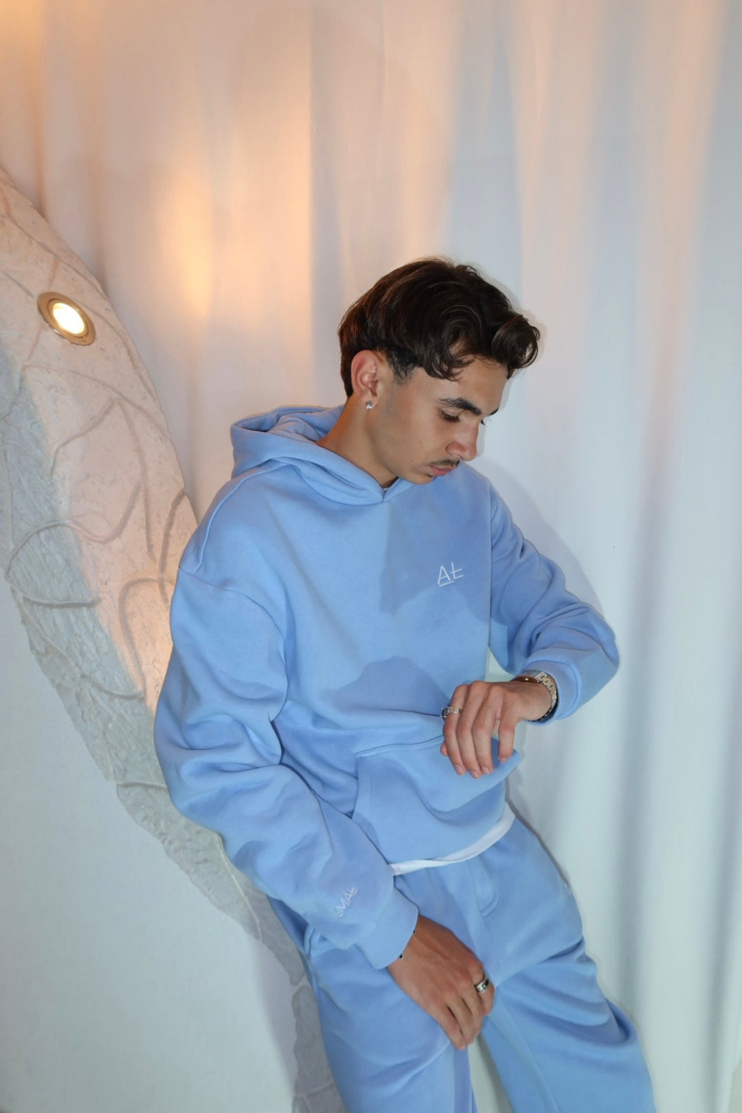 1st Collection AMAL "HOODIE" baby blue