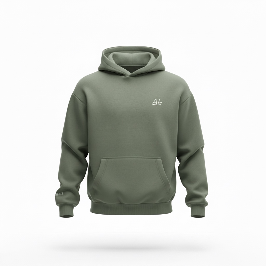 1st Collection AMAL "HOODIE" olive green